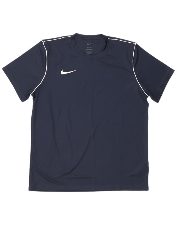 Męski T-shirt Nike Dri Fit Slim Fit Top XL Granatowy Poliester