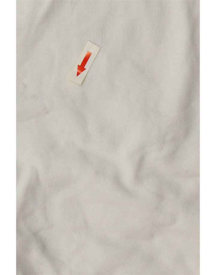 Męski sweter z kapturem i grafiką Levi's, mały, biały, bawełniany