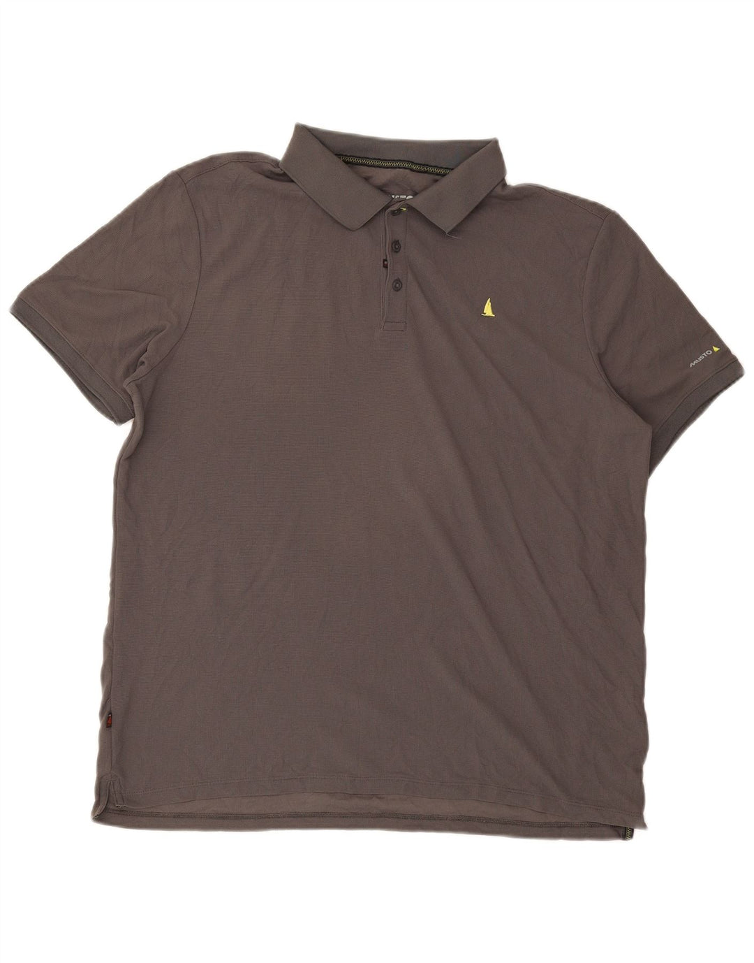 Męska koszulka polo MUSTO XL, szary poliamid