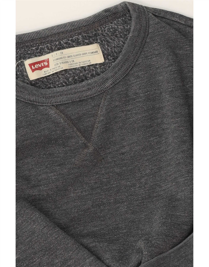 Męski sweter Levi's, mały, szary