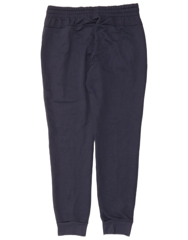 ADIDAS Womens Tracksuit Trousers Joggers UK 16/18 Large Navy Blue