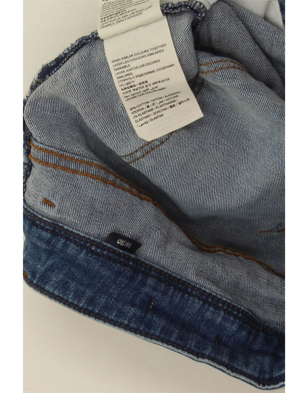 Damskie spodenki jeansowe SUPERDRY W30 Średni niebieski, bawełniany