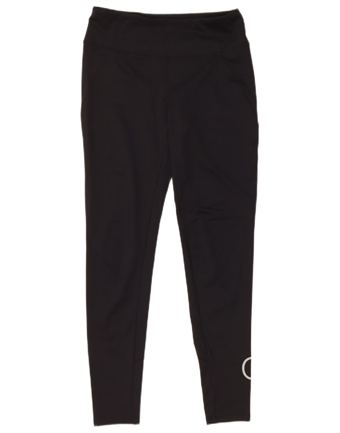 Damskie legginsy golfowe Calvin Klein z grafiką UK 10, małe, czarne, poliestrowe