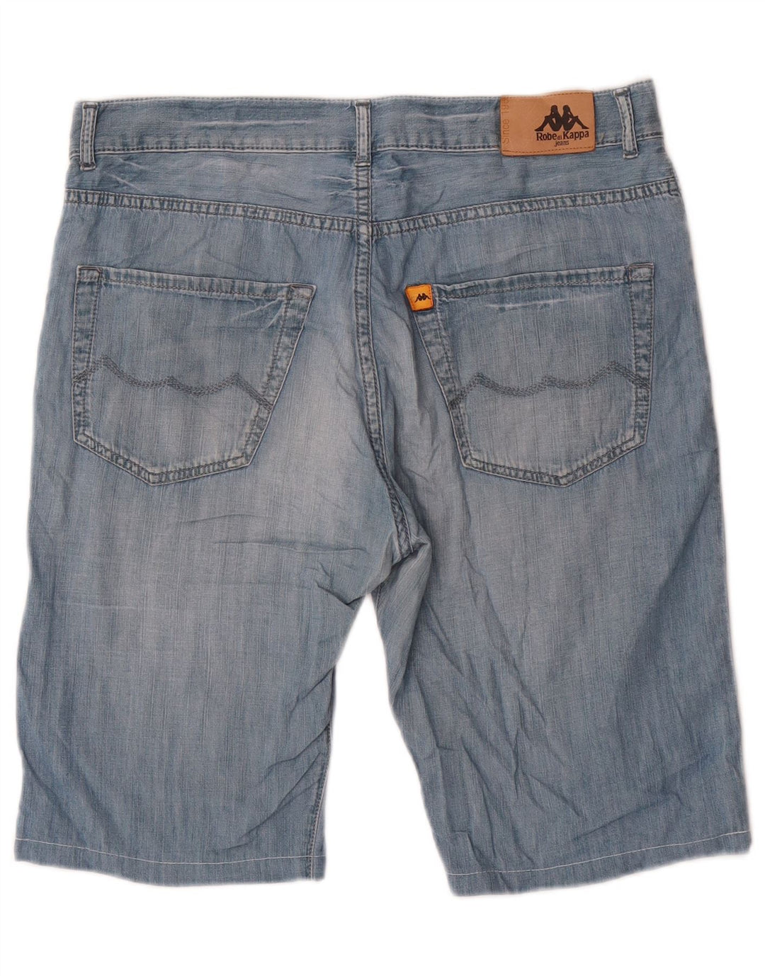 Męskie spodenki jeansowe Kappa Perfect Fit W33 Średnioniebieskie, bawełniane