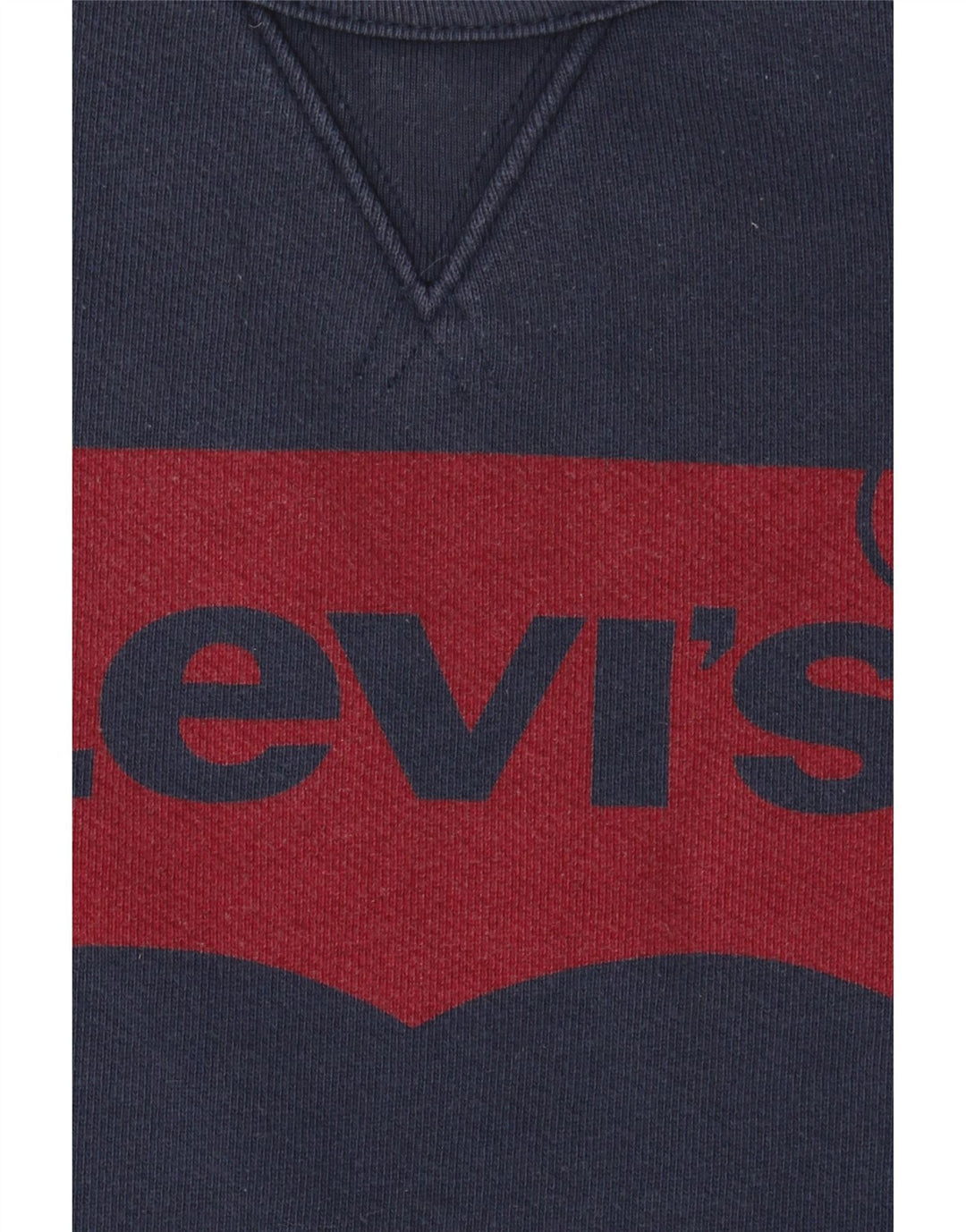 Męska bluza z grafiką LEVI'S, sweter XL, granatowa, bawełniana
