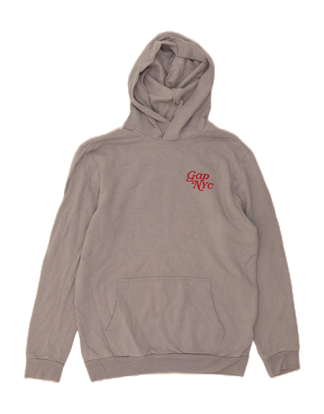 GAP Mens Hoodie Jumper Small Grey Cotton Vintage Gap and Second-Hand Gap from Messina Hembry 