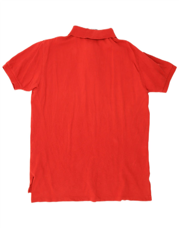 Męska koszulka polo Ralph Lauren, duża, czerwona, bawełniana