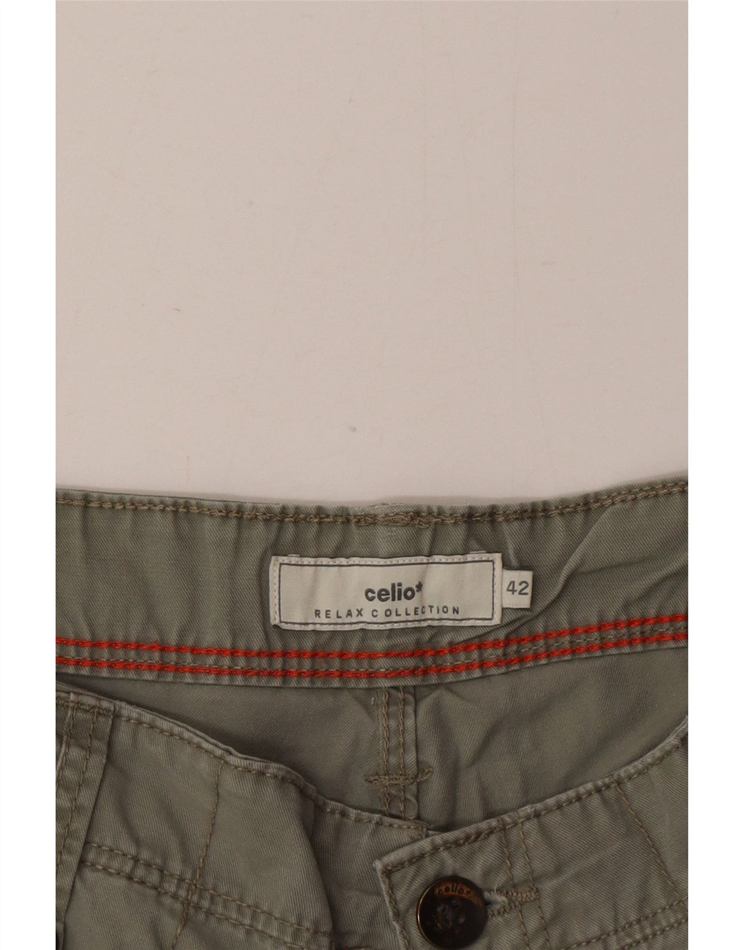 Męskie bermudy Celio Graphic Cargo W32 Medium Green