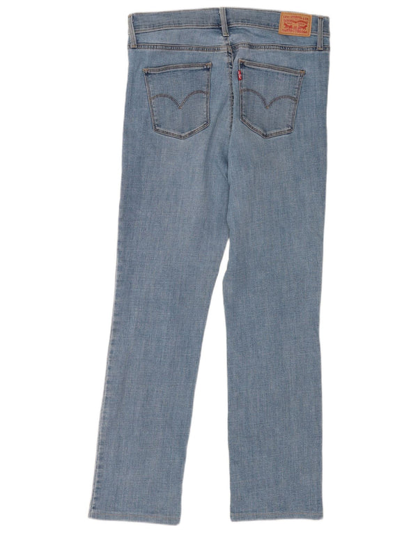 Levi's Womens Slim Jeans W31 L32 Blue Cotton