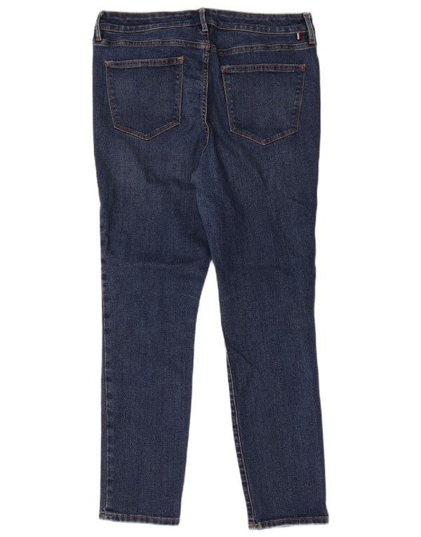 Dżinsy Tommy Hilfiger Damskie Raleigh Z Wysokim Stanem US 10 Duże W34 L28 Niebieskie