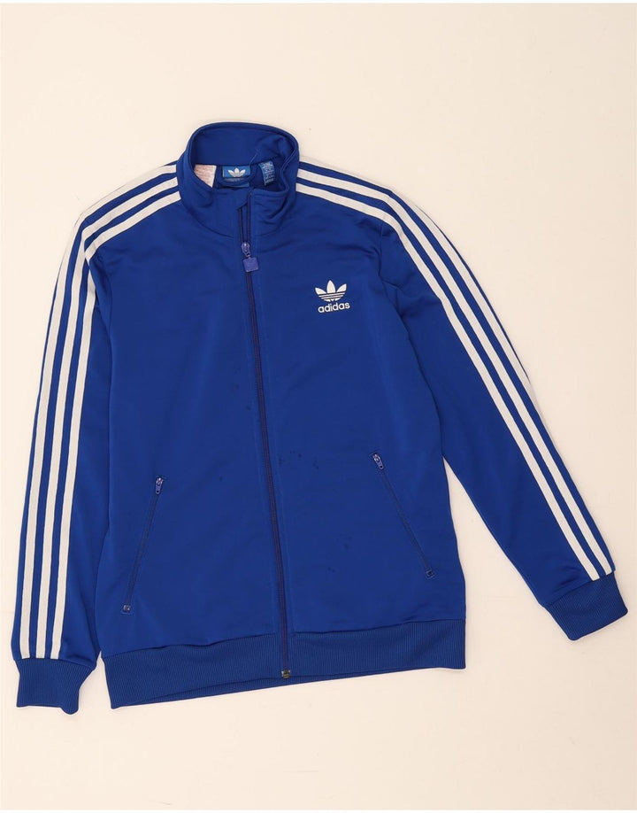 Chłopięca bluza dresowa Adidas z grafiką, 13-14 lat, niebieska, poliestrowa