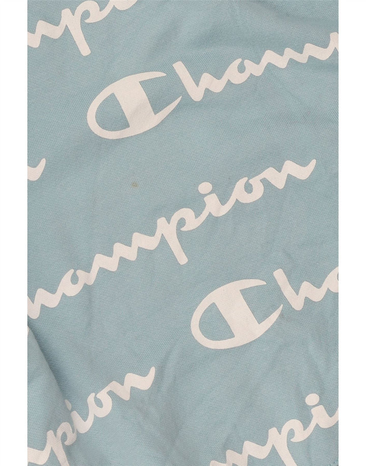 Damska bluza z kapturem CHAMPION Graphic UK 12 Medium Blue