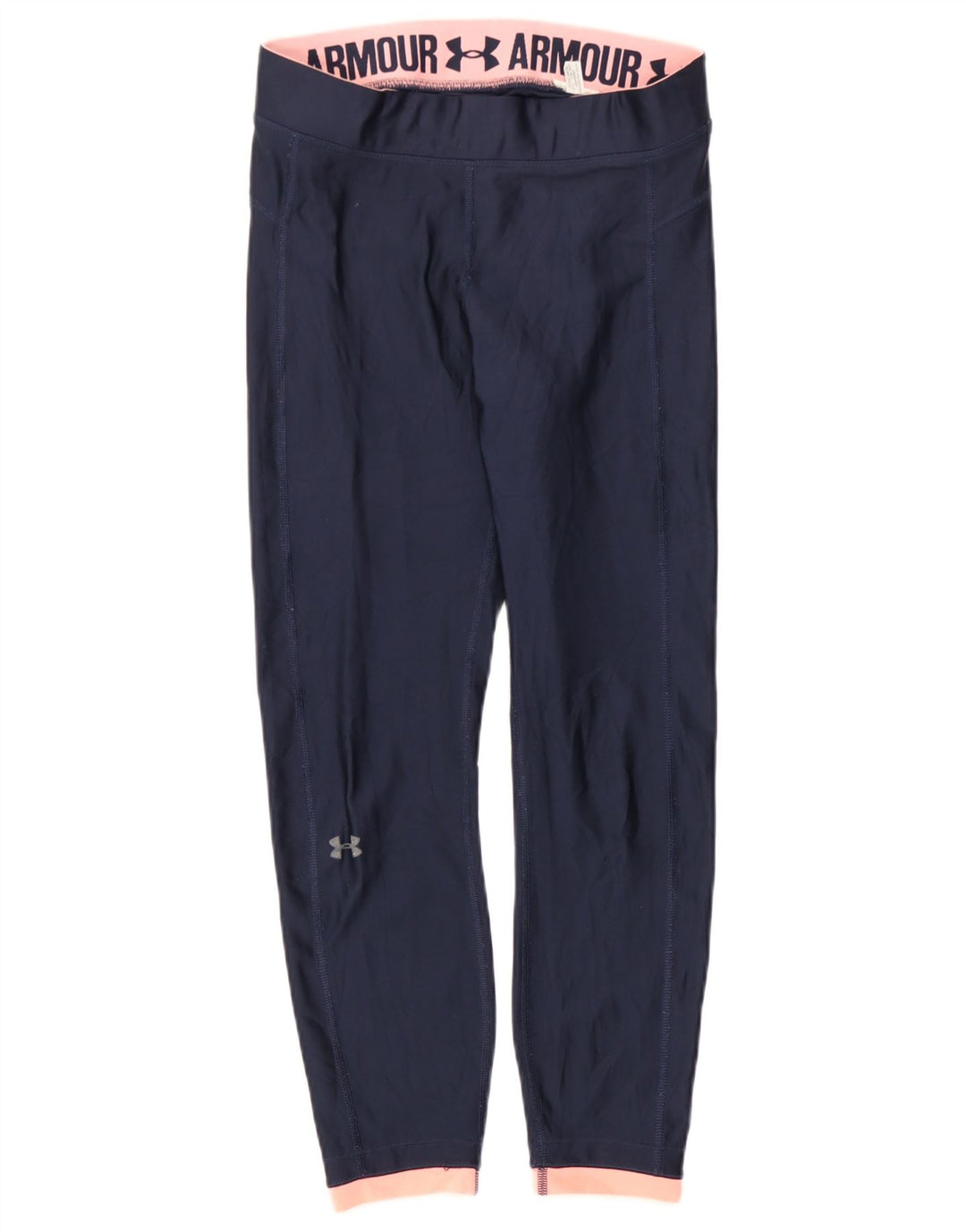 Damskie legginsy Under Armour Crop Graphic UK 12, średni granat