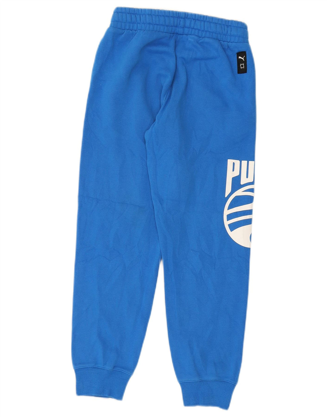 PUMA Boys Graphic Tracksuit Trousers Joggers 9-10 Years  Blue