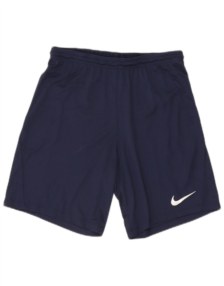Męskie spodenki sportowe Nike Dri Fit, średni granatowy poliester
