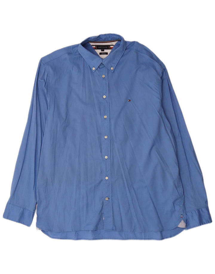 Koszula męska Tommy Hilfiger o regularnym kroju, 2XL, niebieska, bawełniana