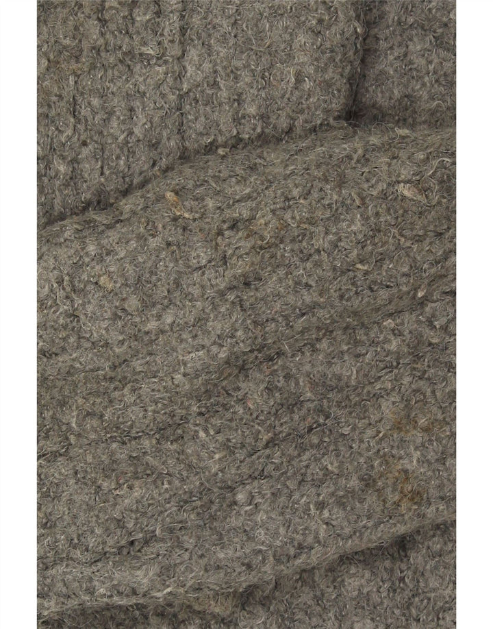 Marks & Spencer Damski sweter oversize z okrągłym dekoltem, UK 14, średni szary