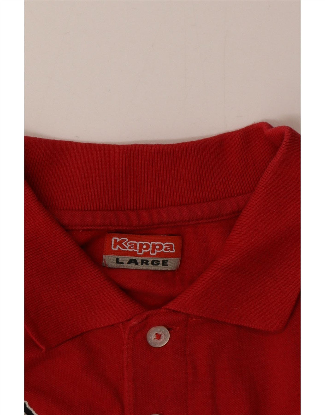 Męska koszulka polo Kappa, duża, czerwona
