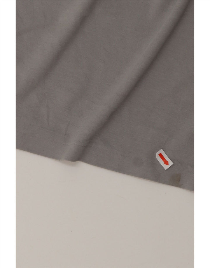 Męska koszulka polo CALVIN KLEIN, duża, szara, bawełniana