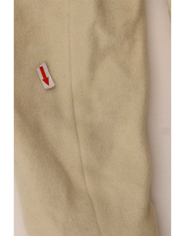 Płaszcz damski w stylu vintage IT 42 Średniej białej wełny dziewiczej