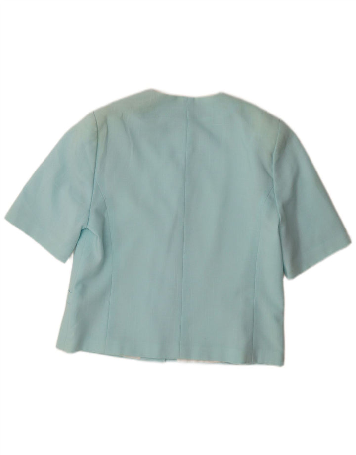 VIVIENNE LAURENCE Damska marynarka zapinana na 5 guzików UK 12, średni niebieski