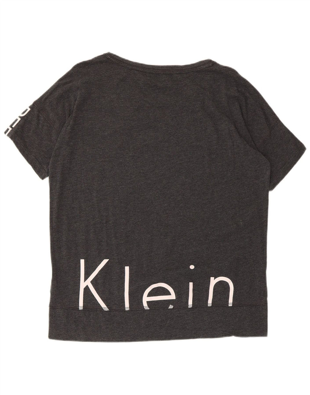 T-shirt damski Calvin Klein Performance Graphic Top UK 14 Średni szary