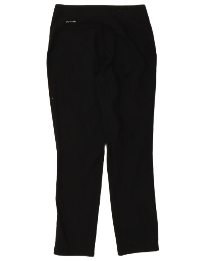 Damskie spodnie typu slim casual, Columbia, małe W27 L27, czarny poliester