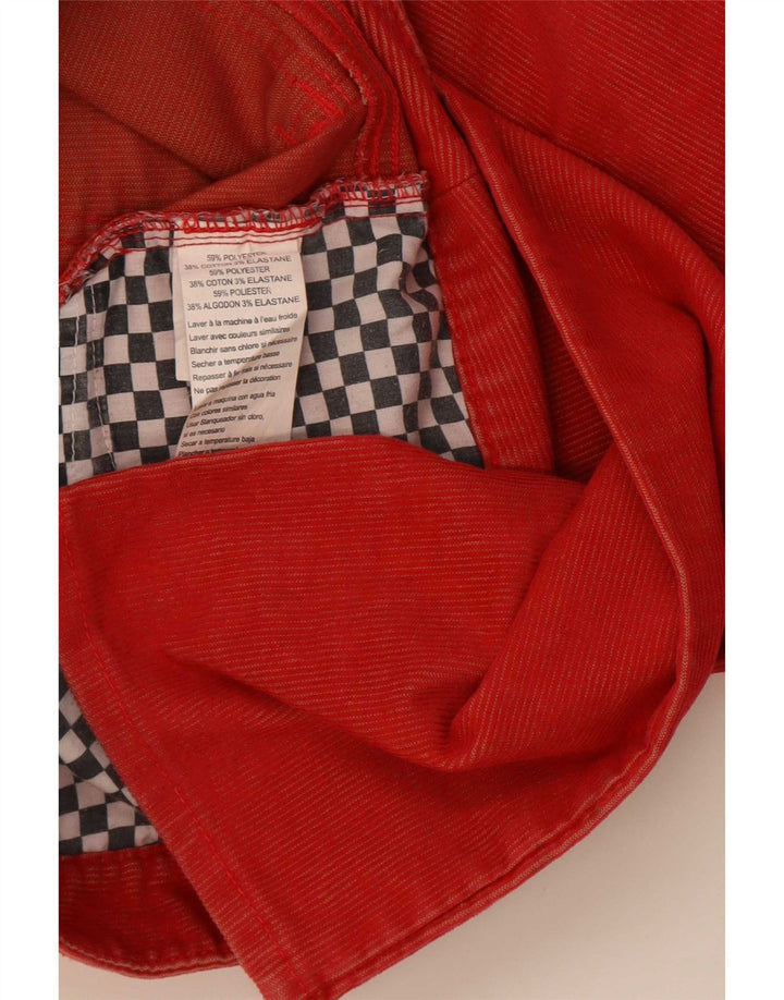 Damskie sztruksowe spodnie Vans Skinny US 7 Medium W32 L33 Czerwony poliester