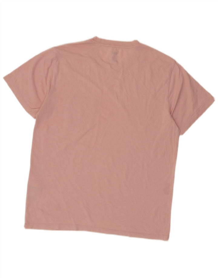 Męski T-shirt LEVI'S Top Średni Różowy Bawełniany