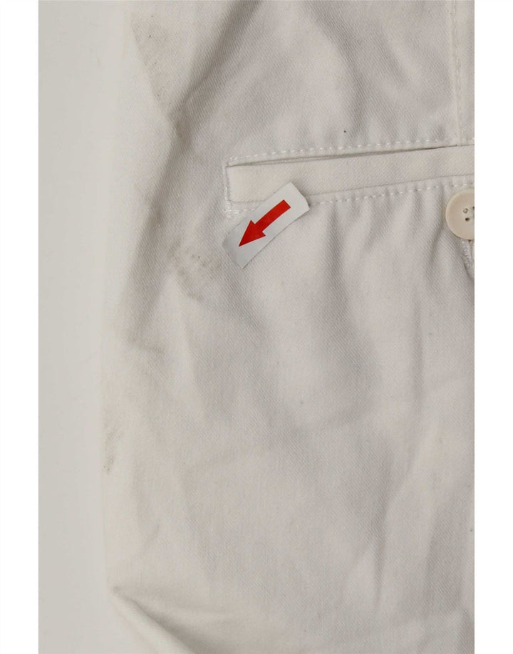 Męskie spodnie chino Zara EU 38 Small W30 L28 Biały poliester