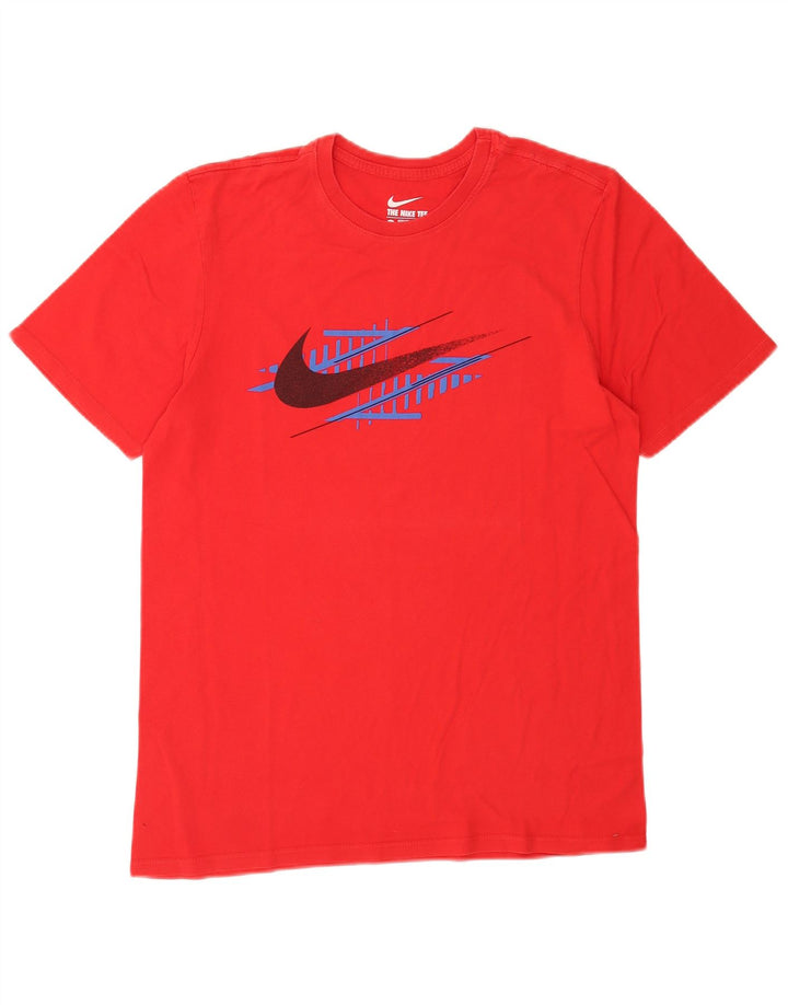 Męski T-shirt Nike Athletic Cut Graphic Top, średni czerwony