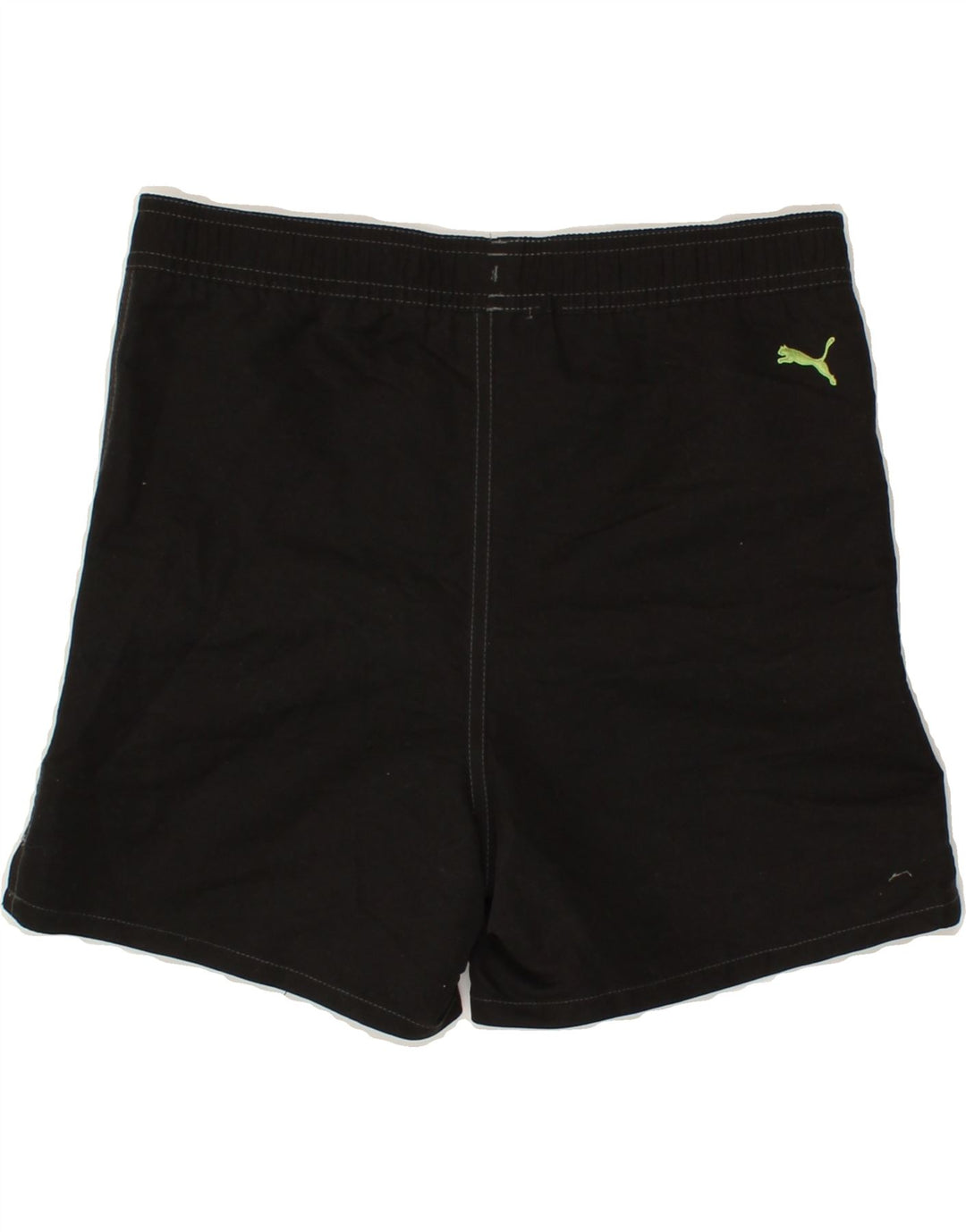 PUMA Boys Graphic Swimming Shorts 9-10 Years Black Polyester Vintage Puma and Second-Hand Puma from Messina Hembry 