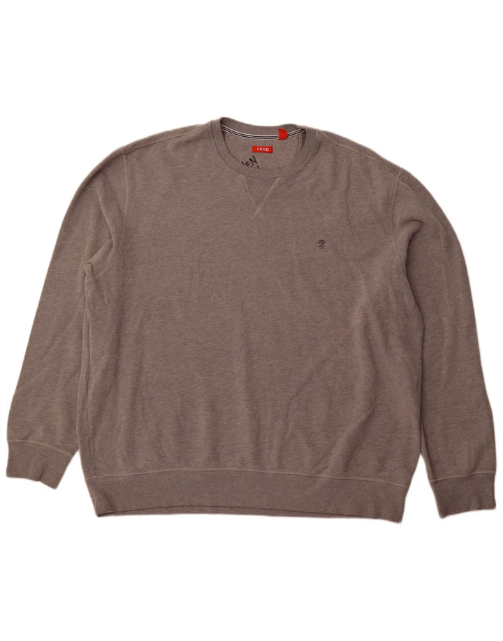 Bluza męska Izod 2XL Szara bawełna
