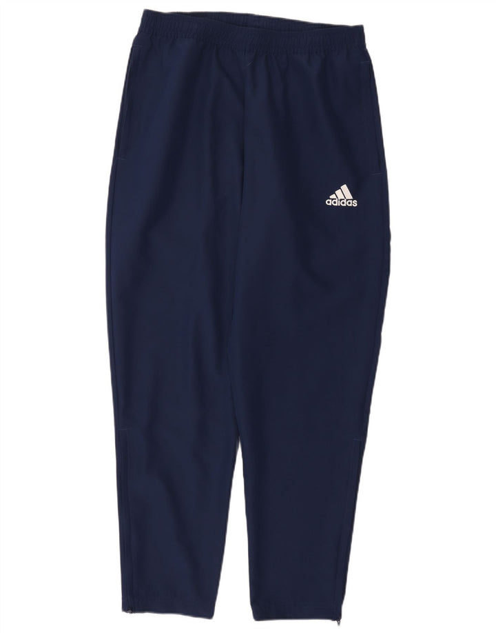 Męskie spodnie dresowe Adidas, średni granatowy poliester
