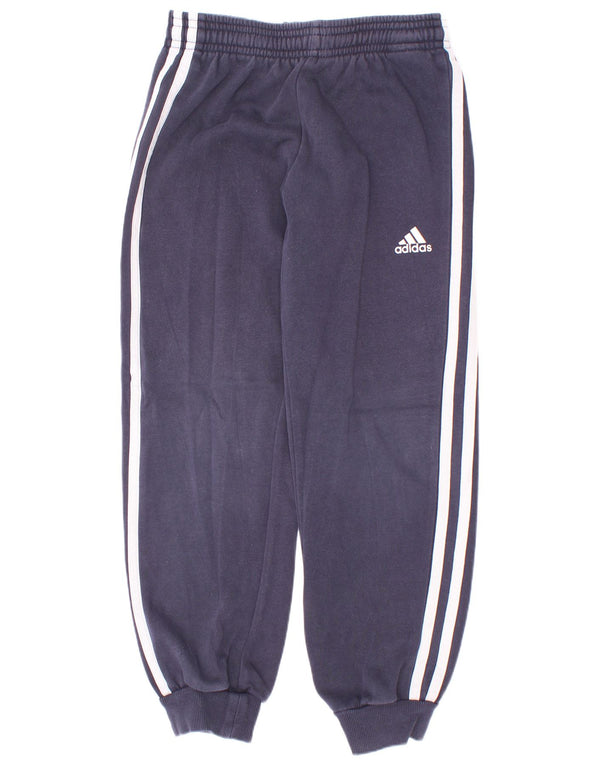 Adidas Chłopięce Spodnie Dresowe Joggery 6-7 Lat Granatowe Bawełniane