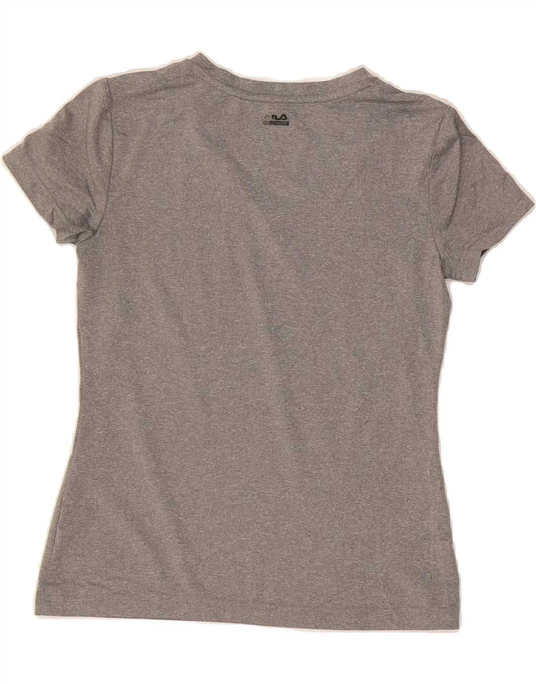 FILA Womens T-Shirt Top UK 8 Small Grey Vintage Fila and Second-Hand Fila from Messina Hembry 