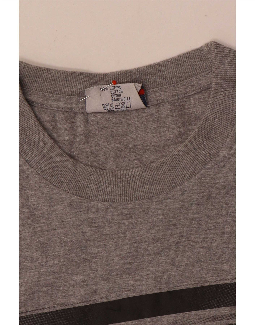T-shirt męski Fila, duży, szary, bawełniany