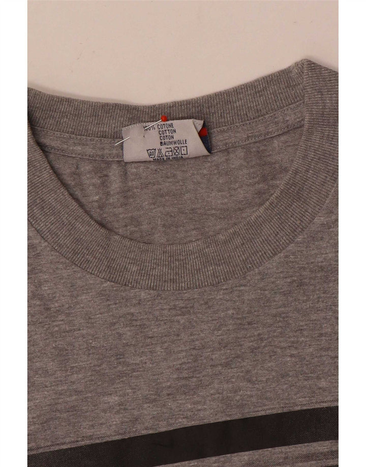 T-shirt męski Fila, duży, szary, bawełniany