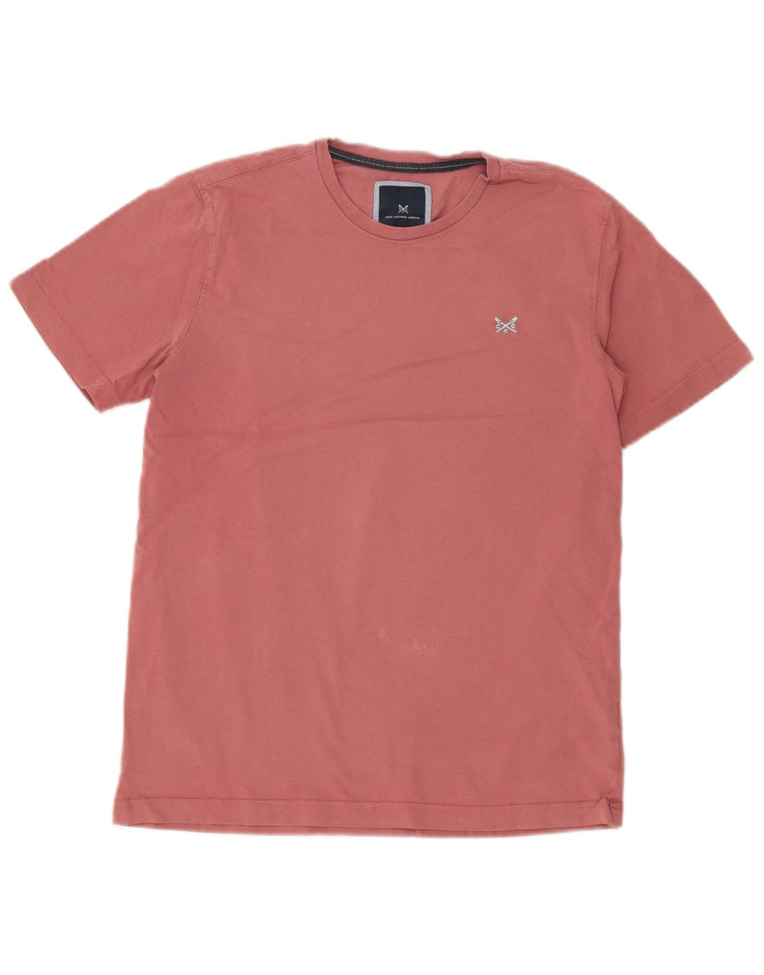 Crew Clothing Męski T-shirt Top Średni Różowy Bawełniany