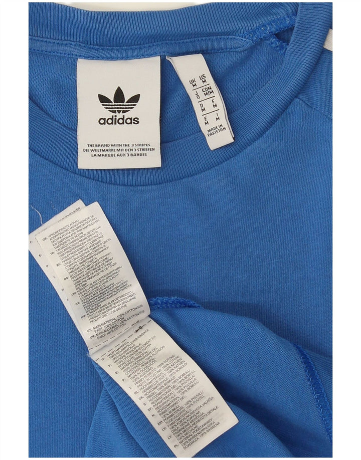 Adidas Męska koszulka Top Medium Blue Cotton