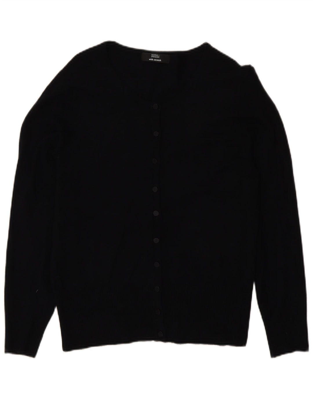Sweter damski Marks & Spencer UK 12, średni czarny, wiskoza