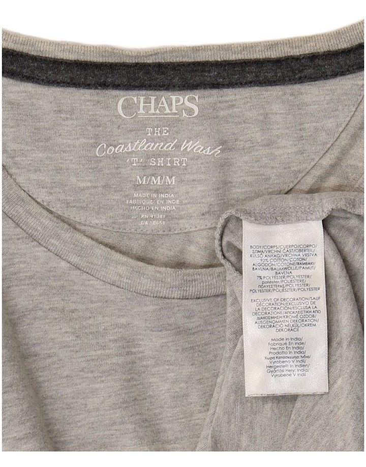 Damska koszulka Chaps Top, średnia szara bawełna
