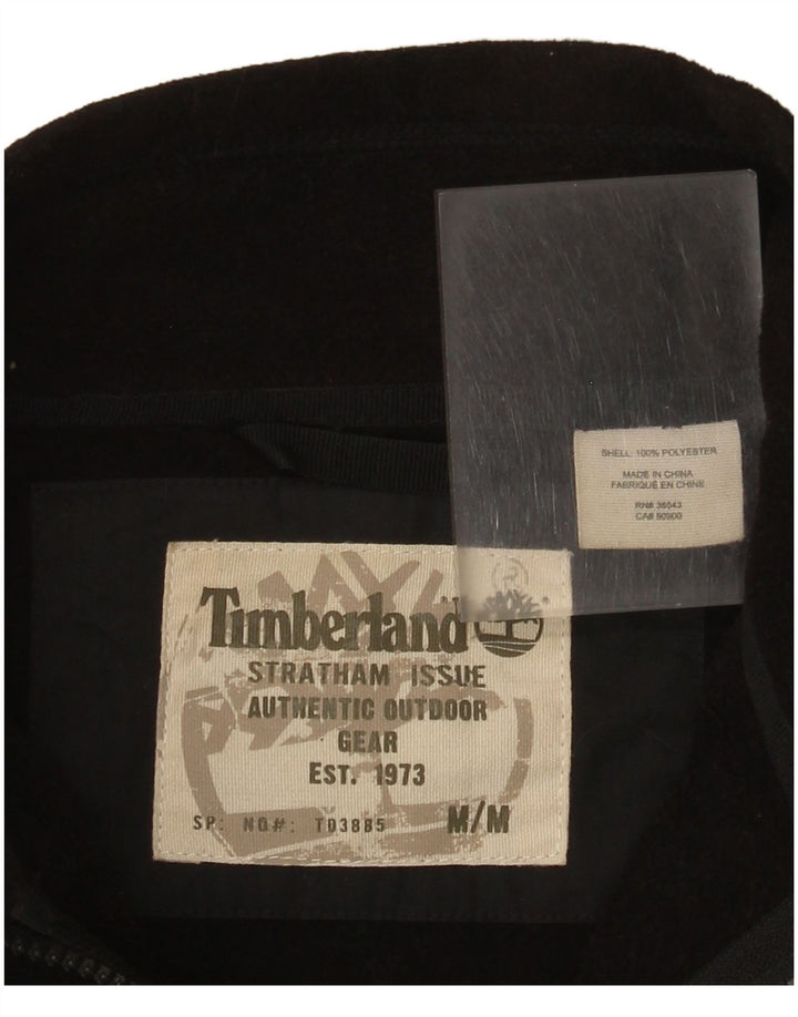 Męska kurtka polarowa Timberland UK 38, średni czarny poliester