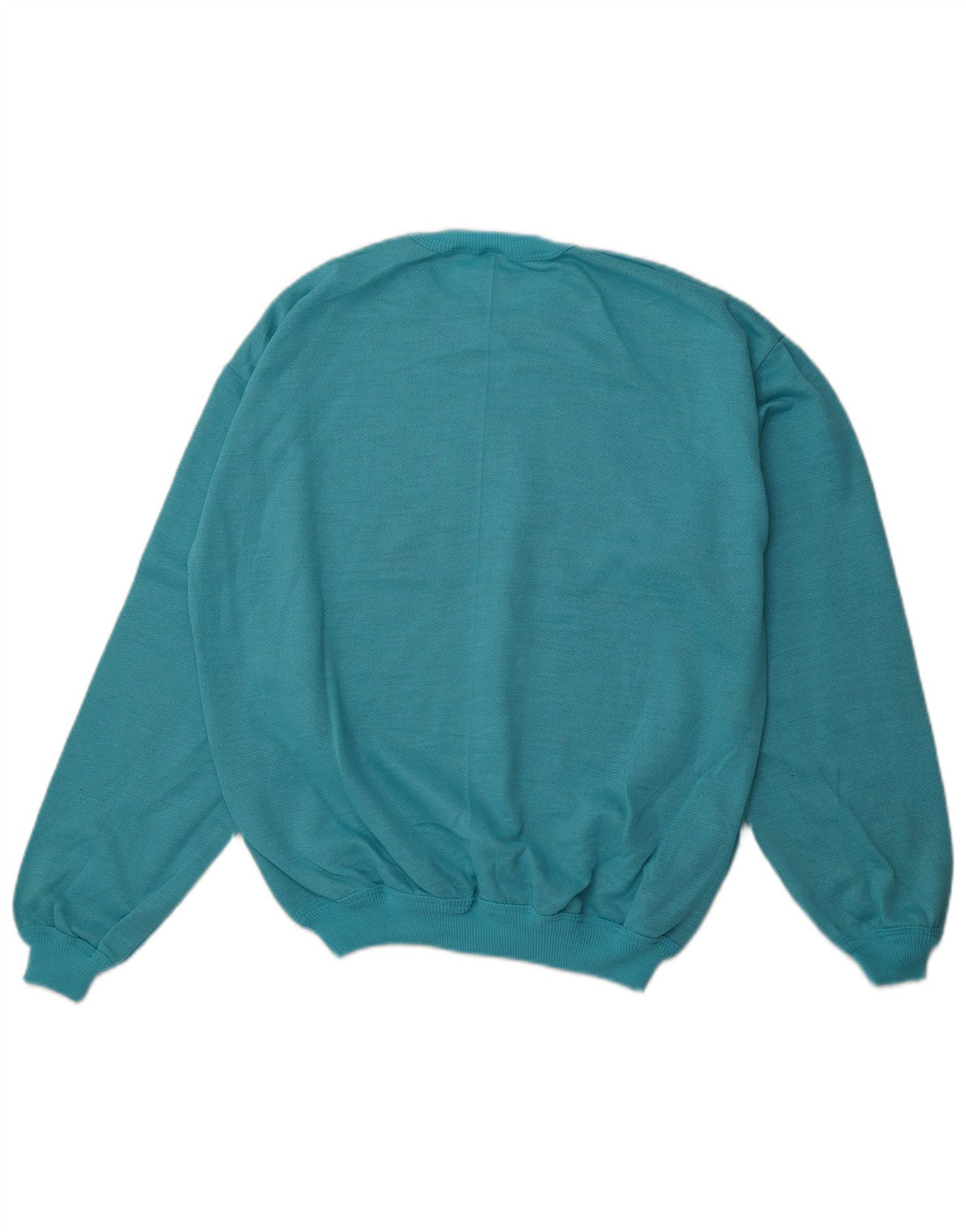 Męska bluza z grafiką VINTAGE XL, niebieska, bawełniana