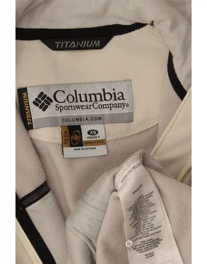 Damska kurtka wiatrówka Columbia Titanium UK 6 XS Szary nylon