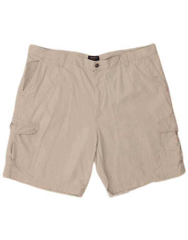 Męskie spodenki cargo Dockers khaki W42 2XL beżowa bawełna