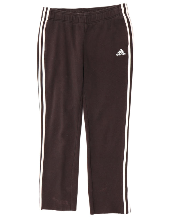Damskie spodnie dresowe Adidas UK 12/14 Średnie czarne bawełniane