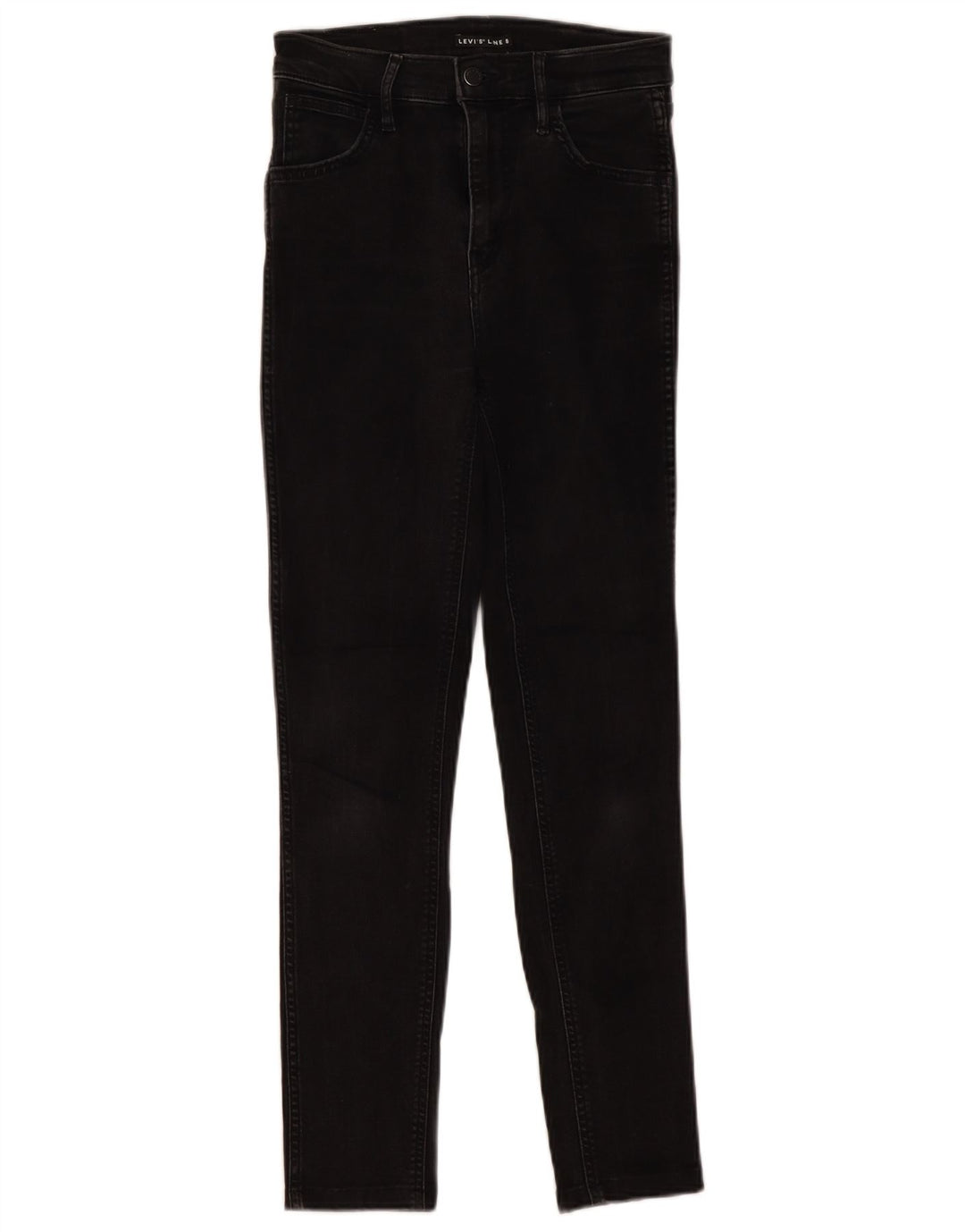 Damskie jeansy skinny LEVI'S W26 L28 Czarna bawełna