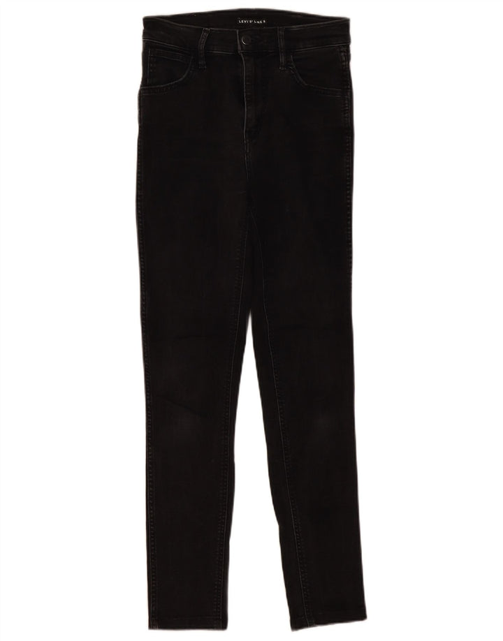 Damskie jeansy skinny LEVI'S W26 L28 Czarna bawełna