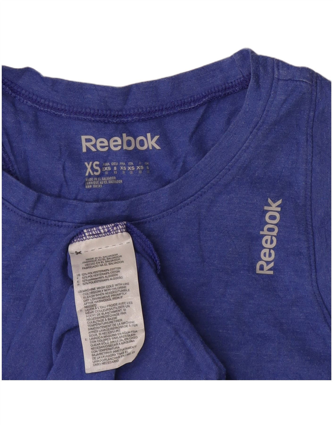 Damska kamizelka REEBOK Top UK 8 Small Blue Poliester